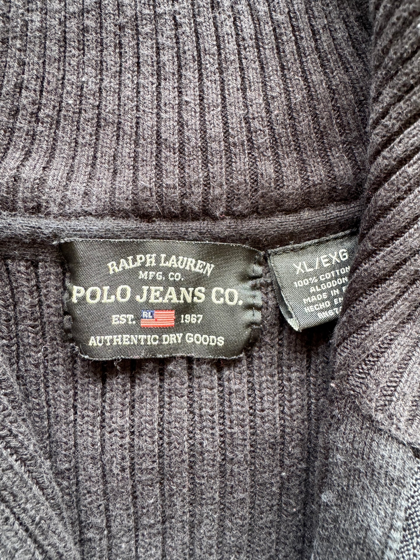 (L) 00s Polo Zip-Up