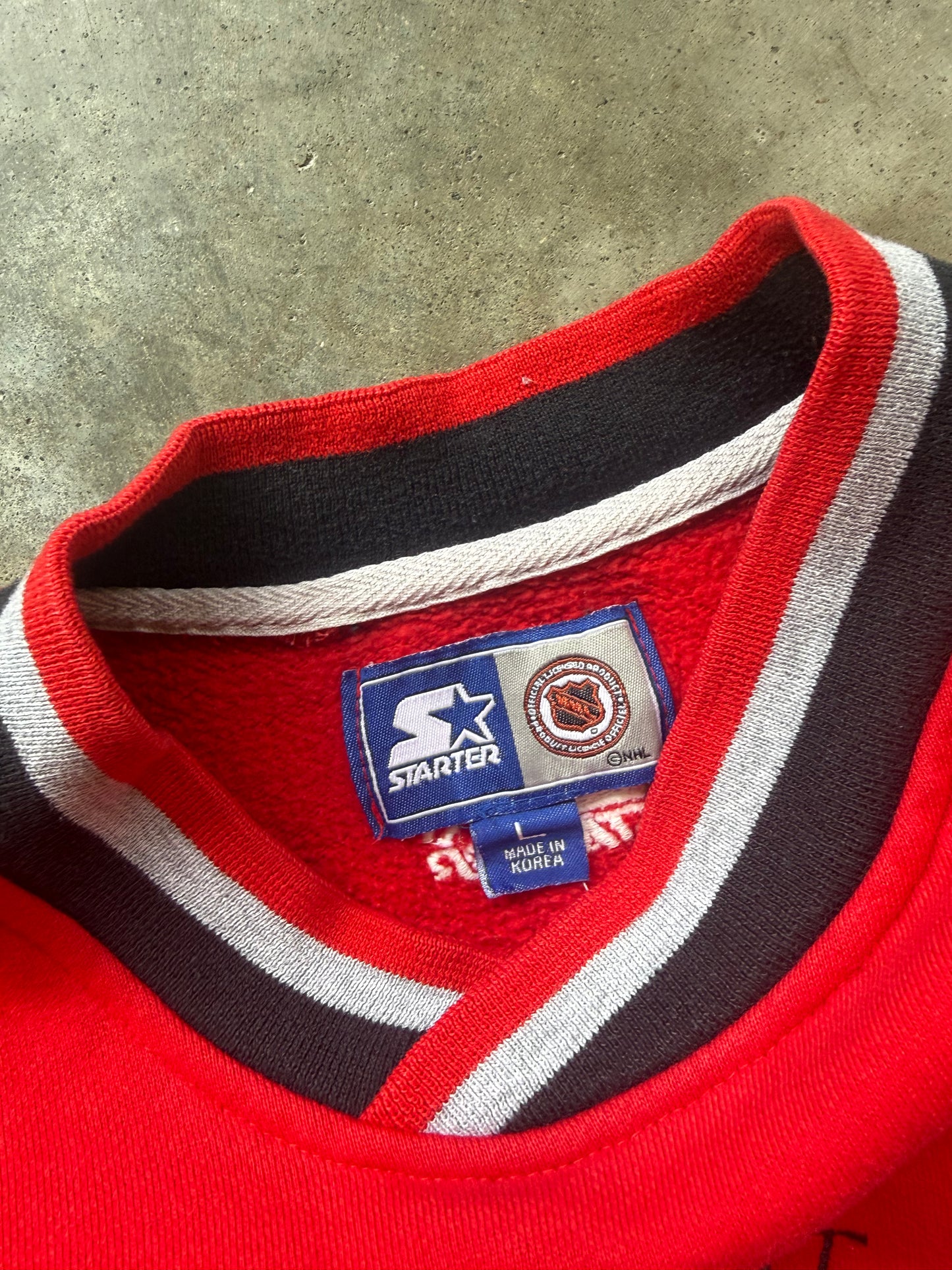 (L) Vintage Detroit Red Wings Sweatshirt