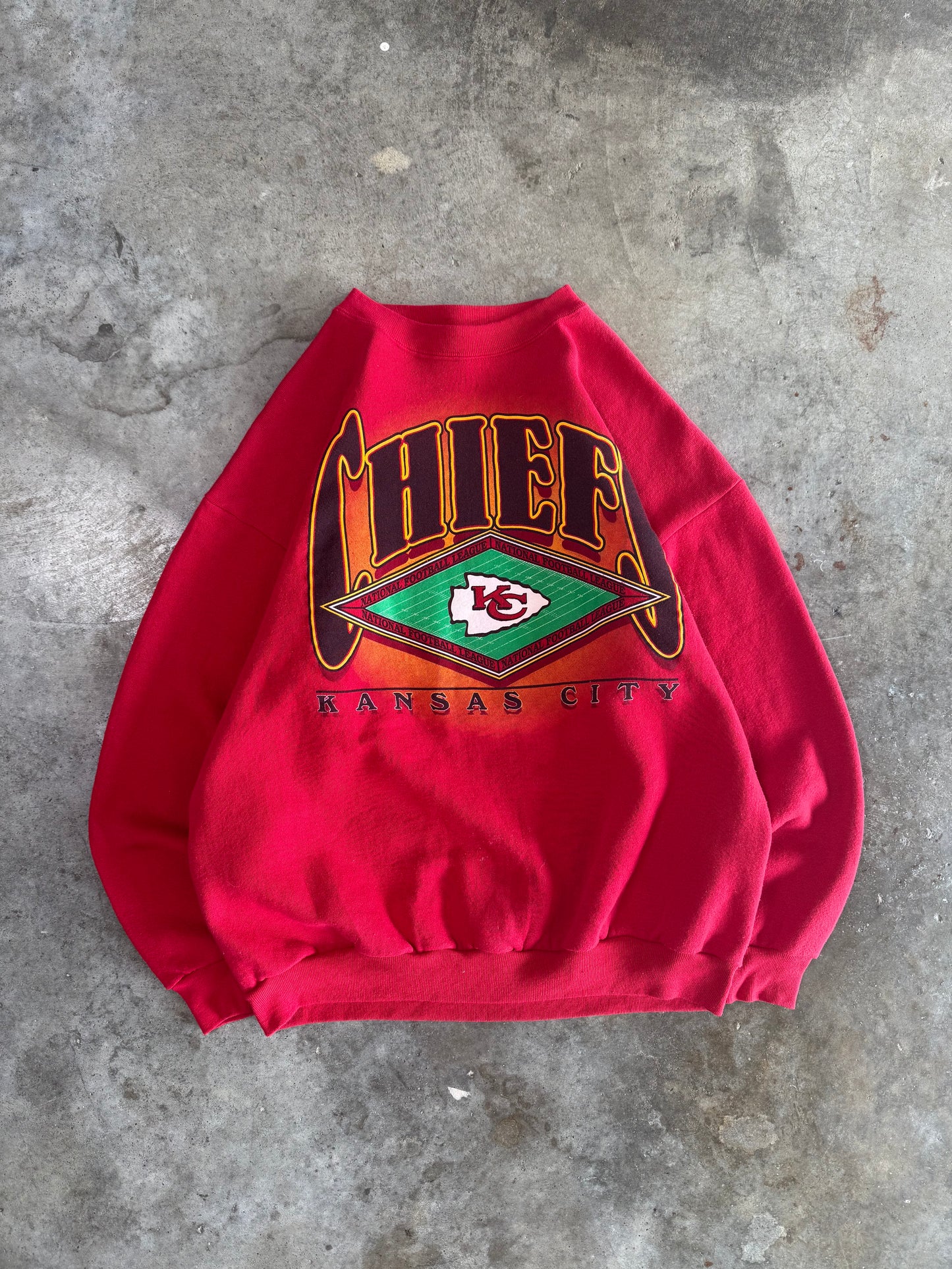 (L) Vintage Chiefs Sweatshirt