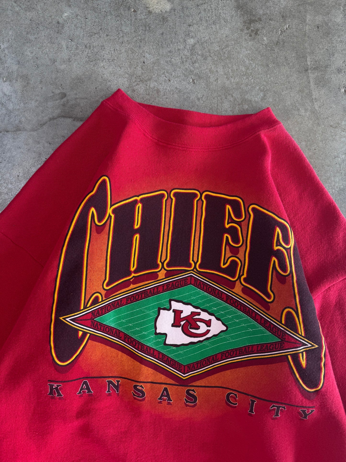 (L) Vintage Chiefs Sweatshirt