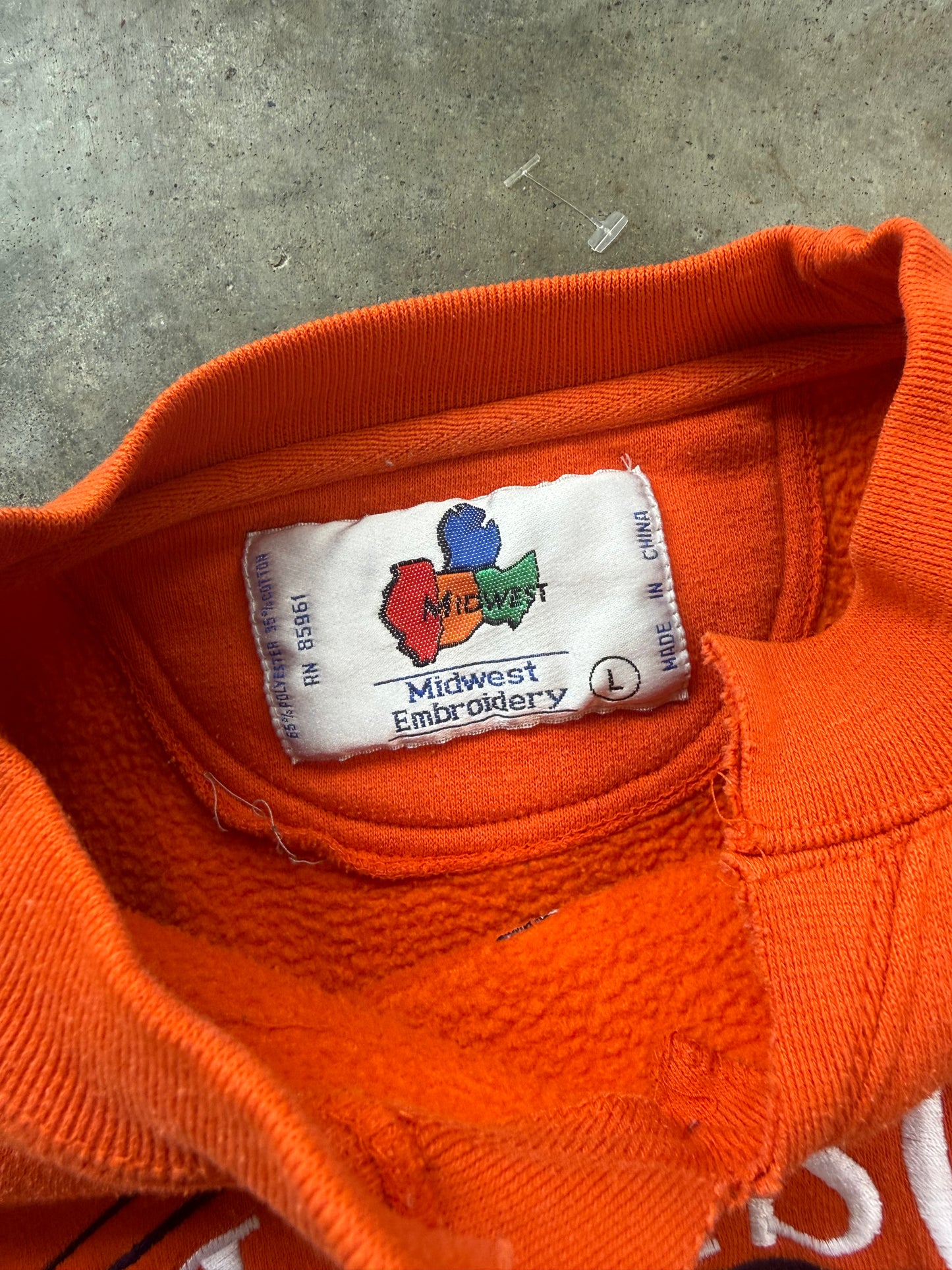 (L) Vintage Clemson Tigers Sweatshirt