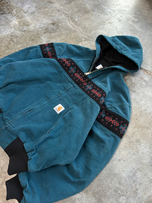 (XL) Vintage Carhartt Aztec Jacket