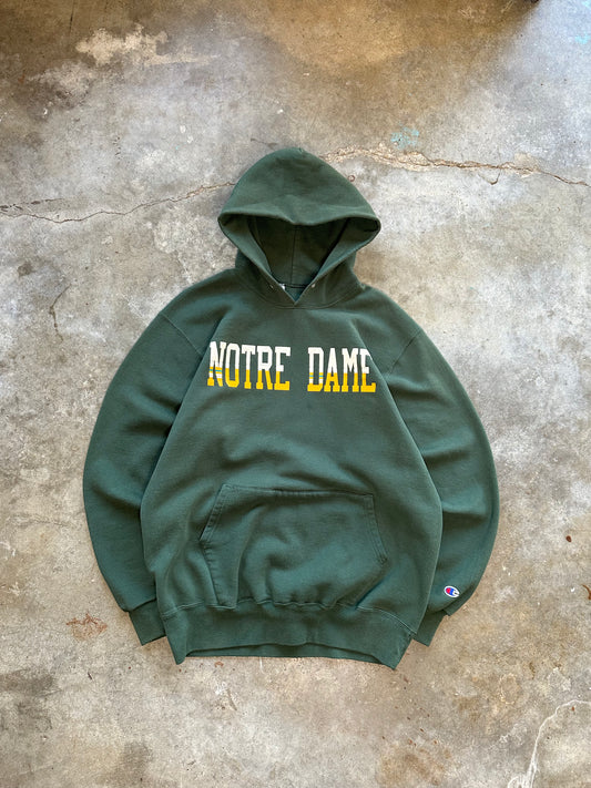 (XL) Vintage Notre Dame Hoodie