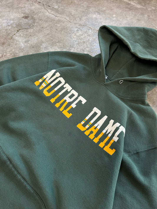 (XL) Vintage Notre Dame Hoodie