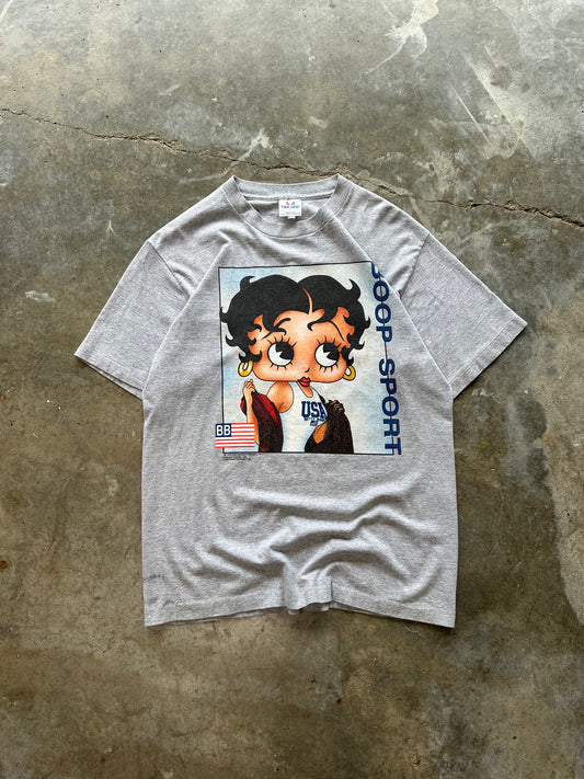 (L) 1997 Vintage Betty Boop Sport Tee