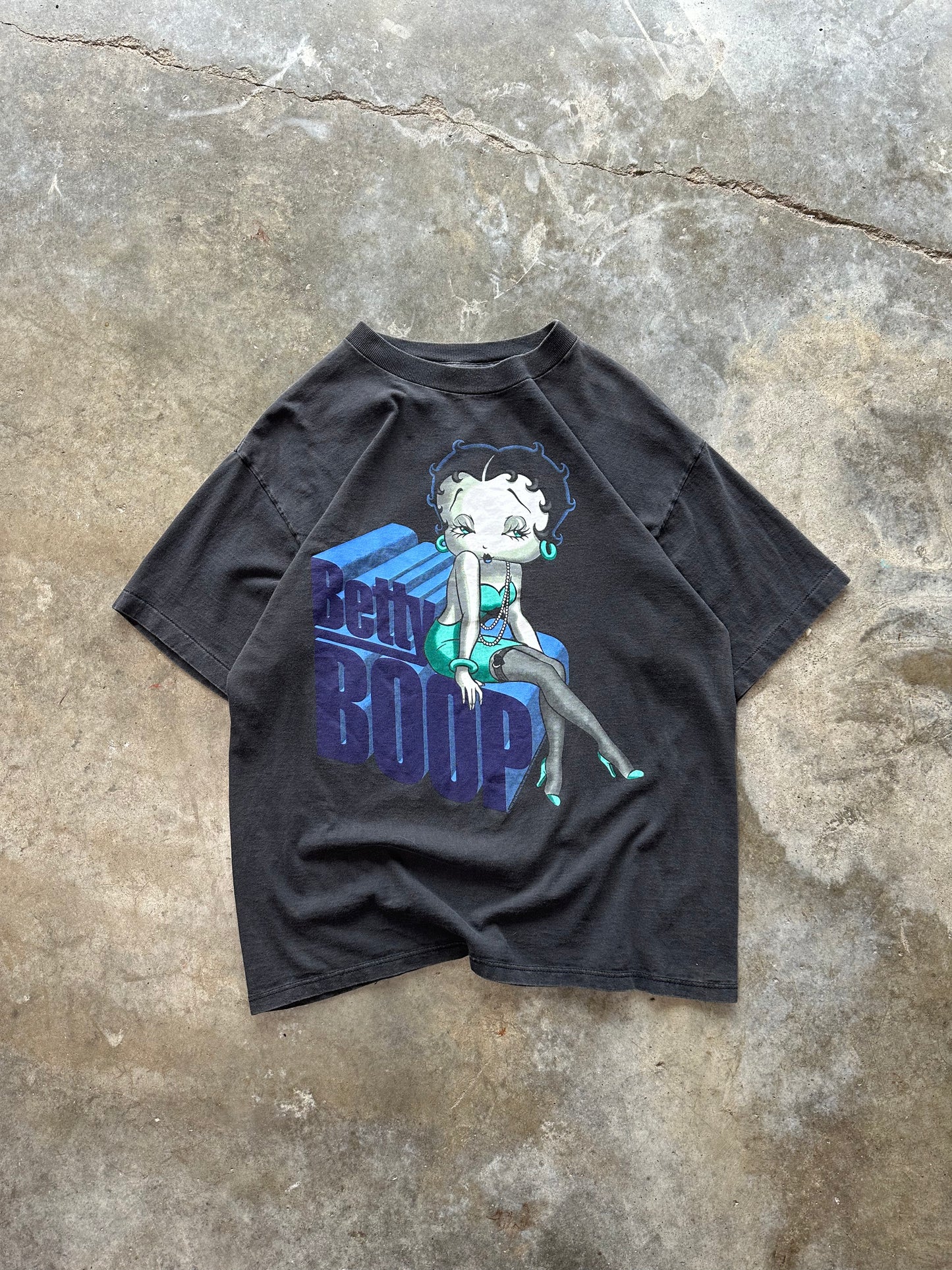 (L) Vintage Betty Boop 3D Tee