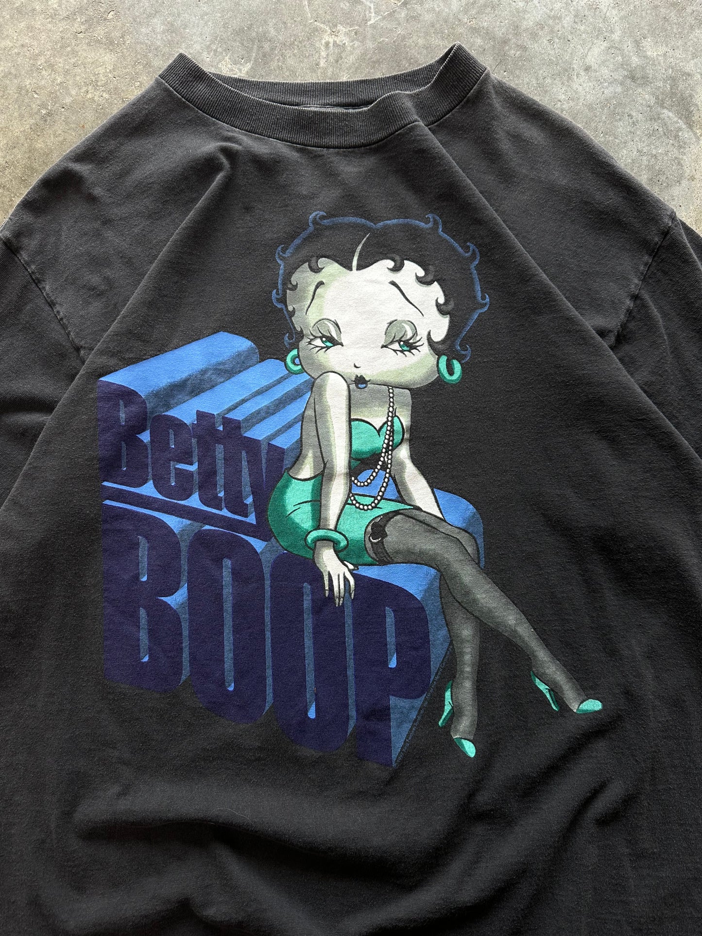 (L) Vintage Betty Boop 3D Tee