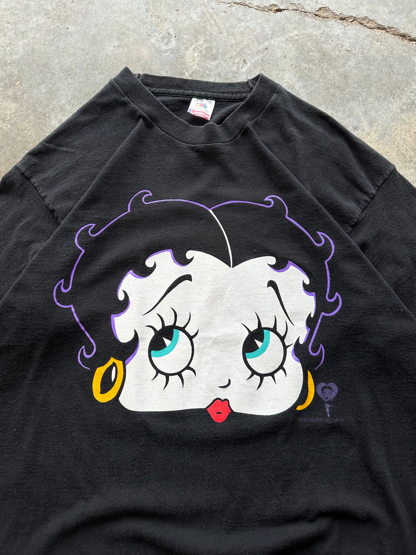 (L) Vintage Betty Boop Head Tee