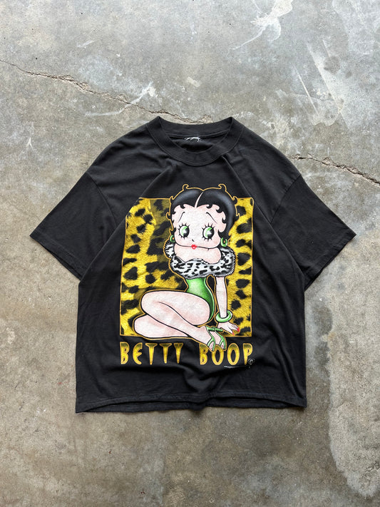 (M) 2000 Betty Boop Cheetah Tee