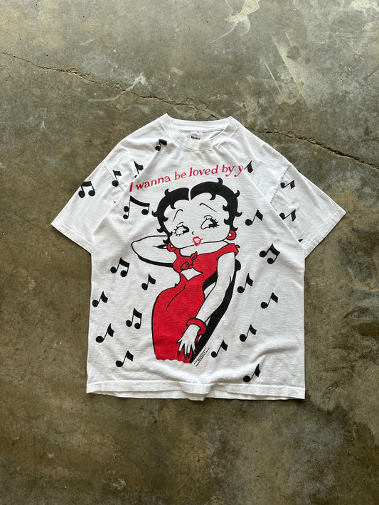 (XL) 1992 Vintage Betty Boop Music Tee