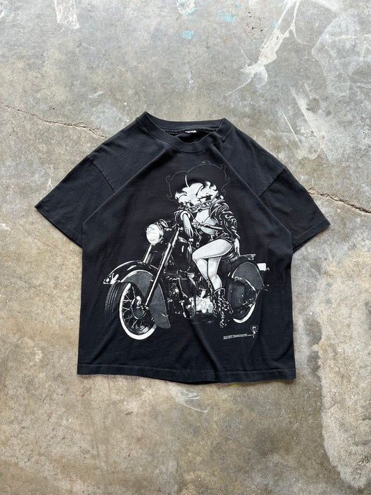 (XL) 1994 Vintage Betty Boop Biker Tee