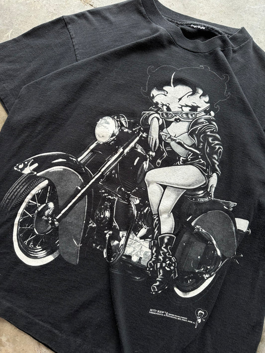 (XL) 1994 Vintage Betty Boop Biker Tee