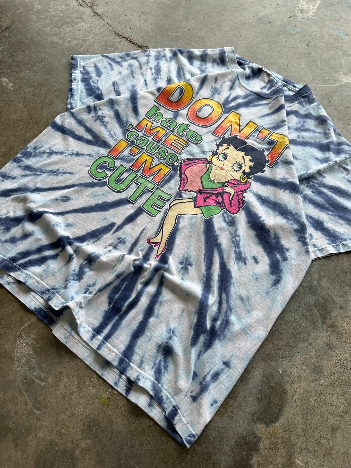 (XL) 00s Betty Boop Tie-Dye Tee