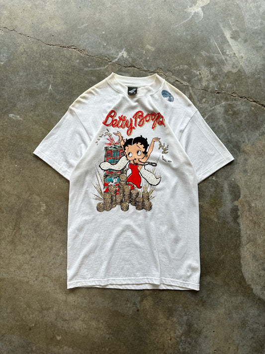 (M) 1998 Vintage Betty Boop Jackpot Tee