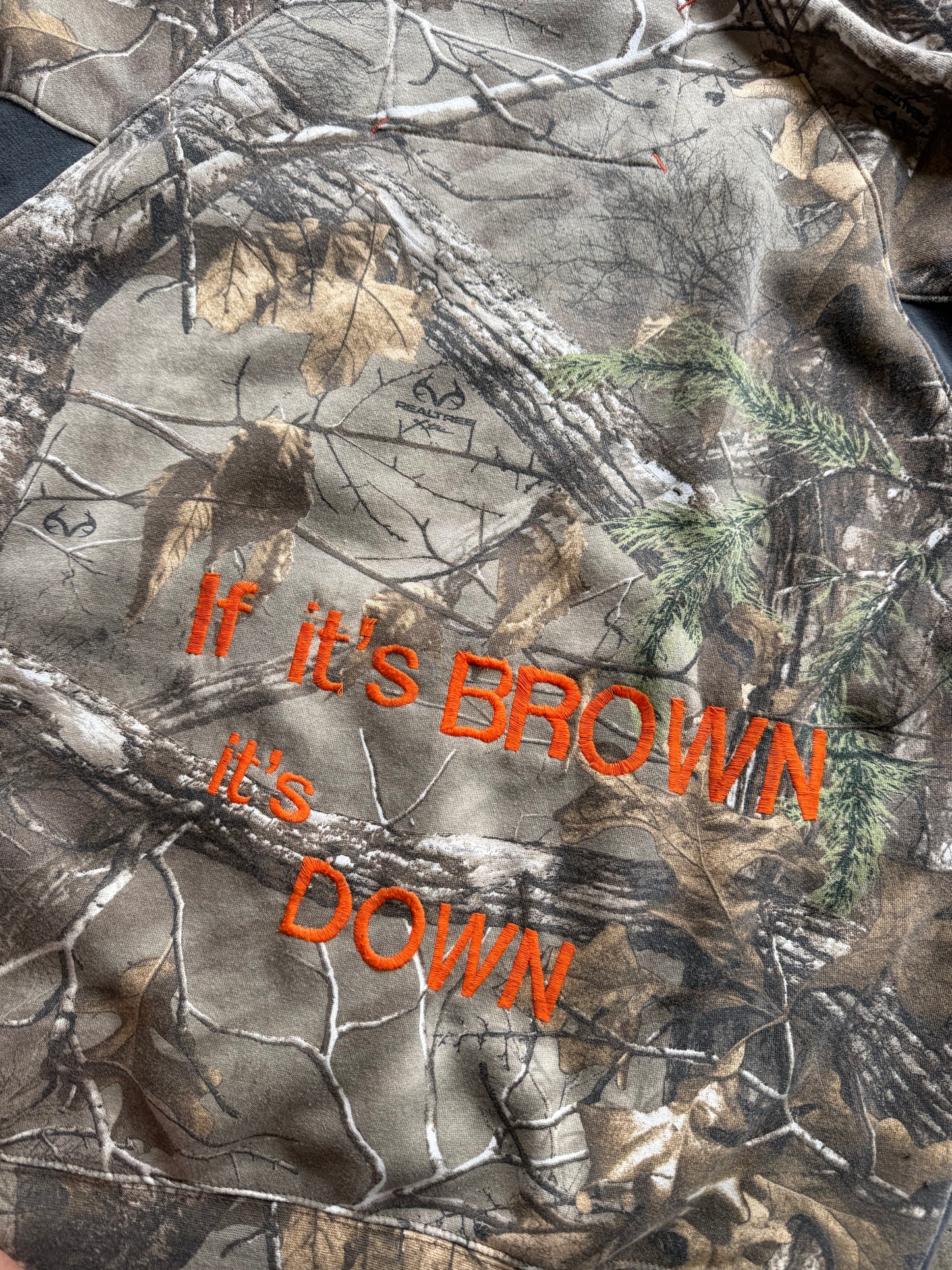 (XL) 00s Cabela's Camo Hoodie