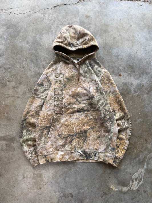 (M) 00s Cabela's Camo Hoodie
