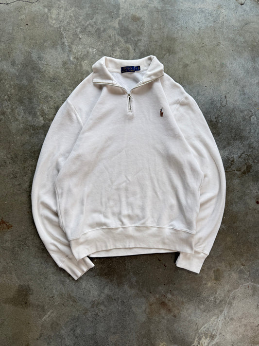 (L) Vintage Polo Quarter-Zip