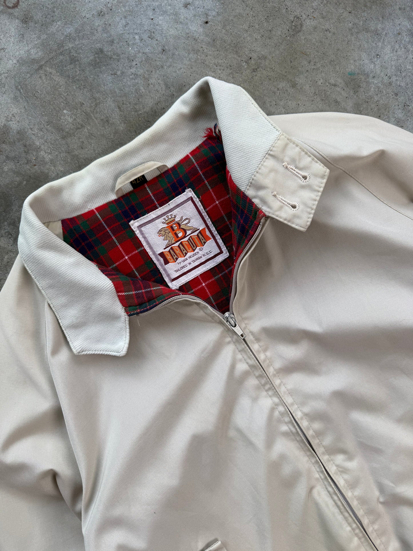 (M) Vintage Baracuta Zip-Up