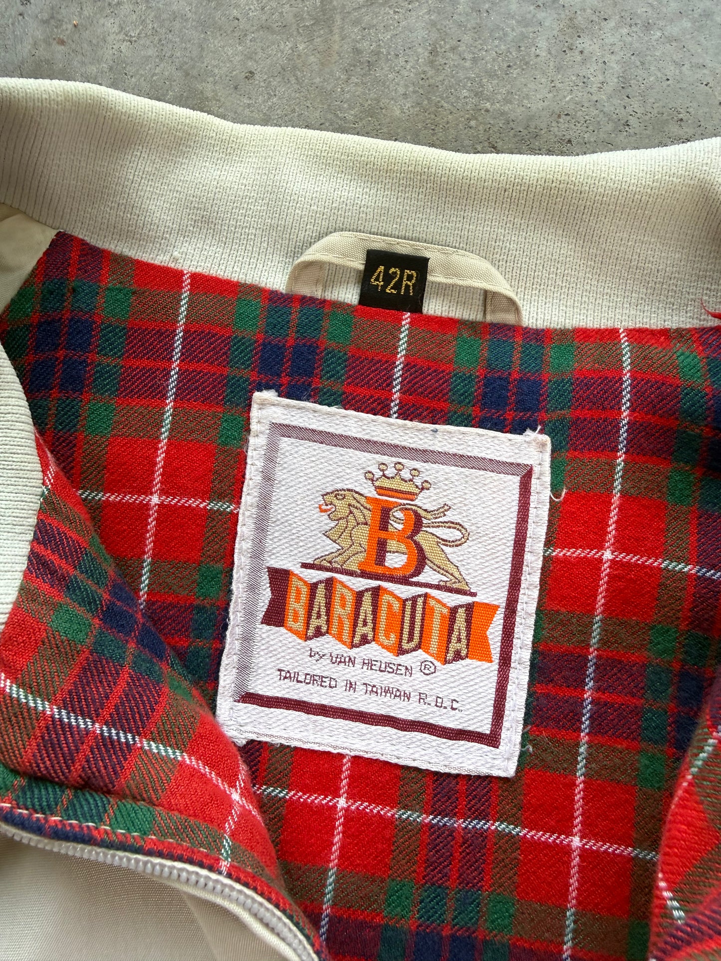 (M) Vintage Baracuta Zip-Up