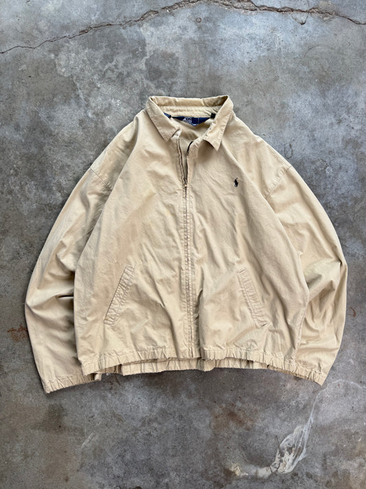 (XXL) Vintage Polo Canvas Zip-Up
