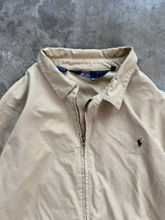 (XXL) Vintage Polo Canvas Zip-Up
