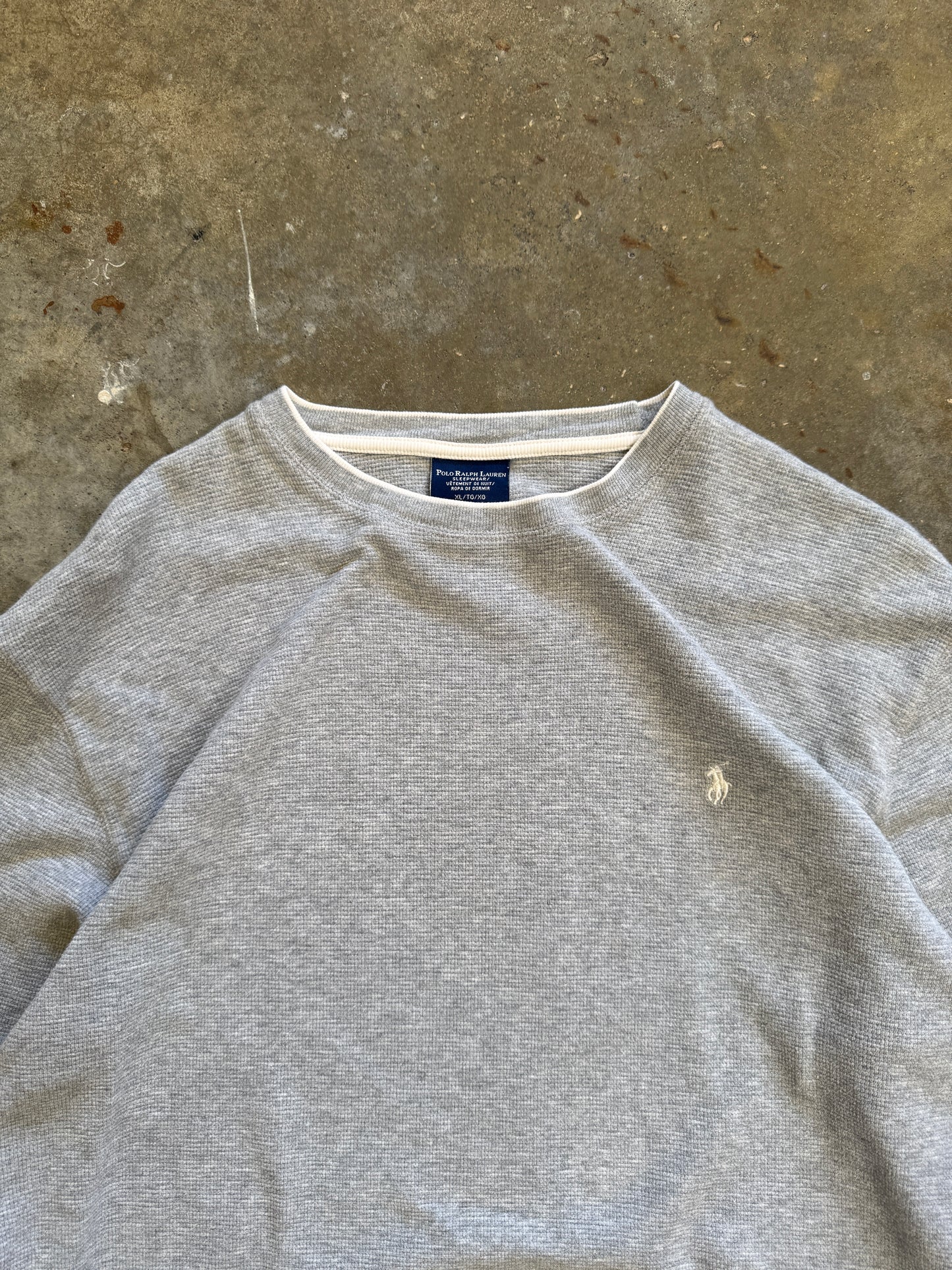 (XL) 00s Polo Thermal Longsleeve