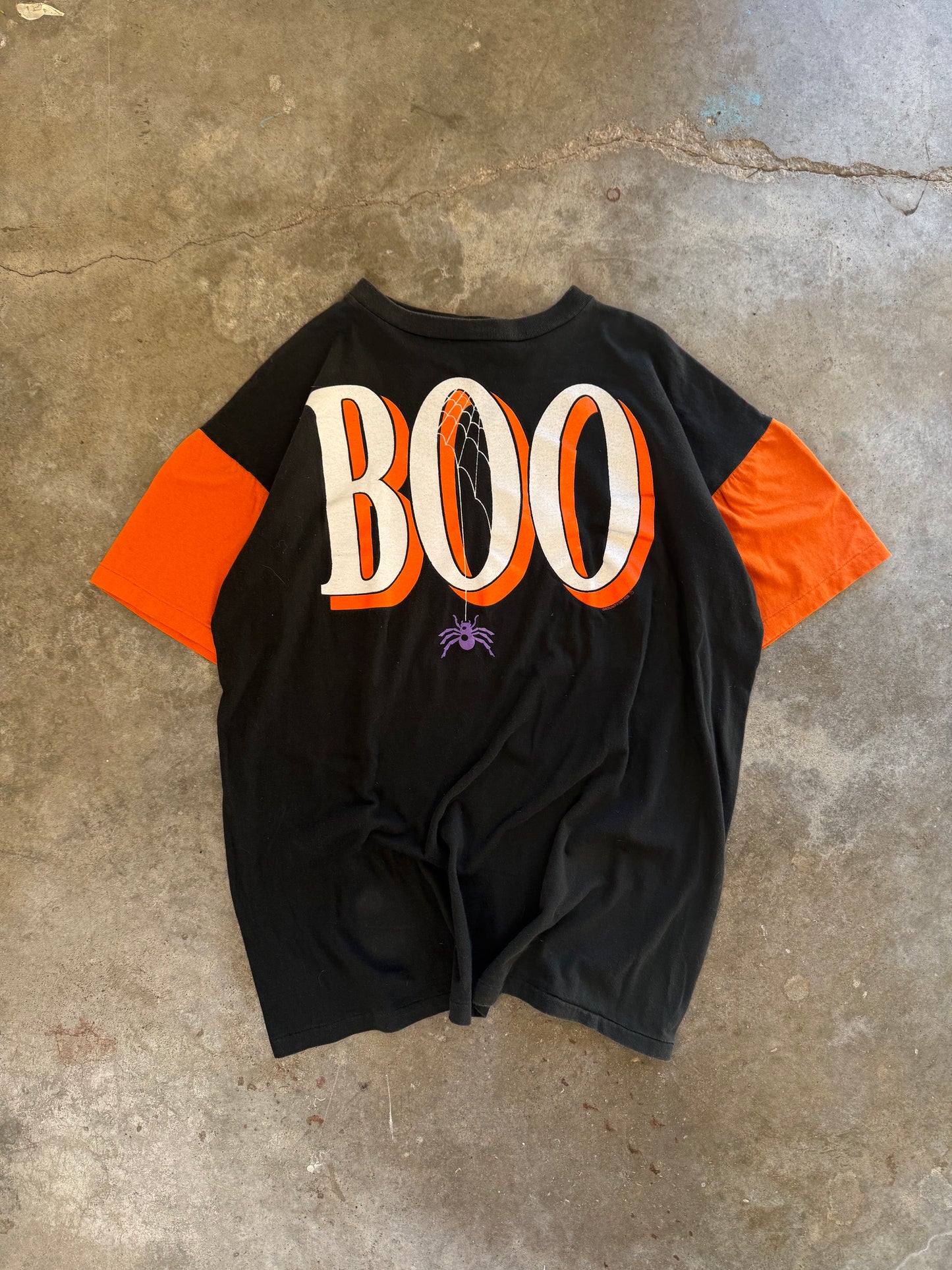 (XL) Vintage Halloween 'Boo' Tee