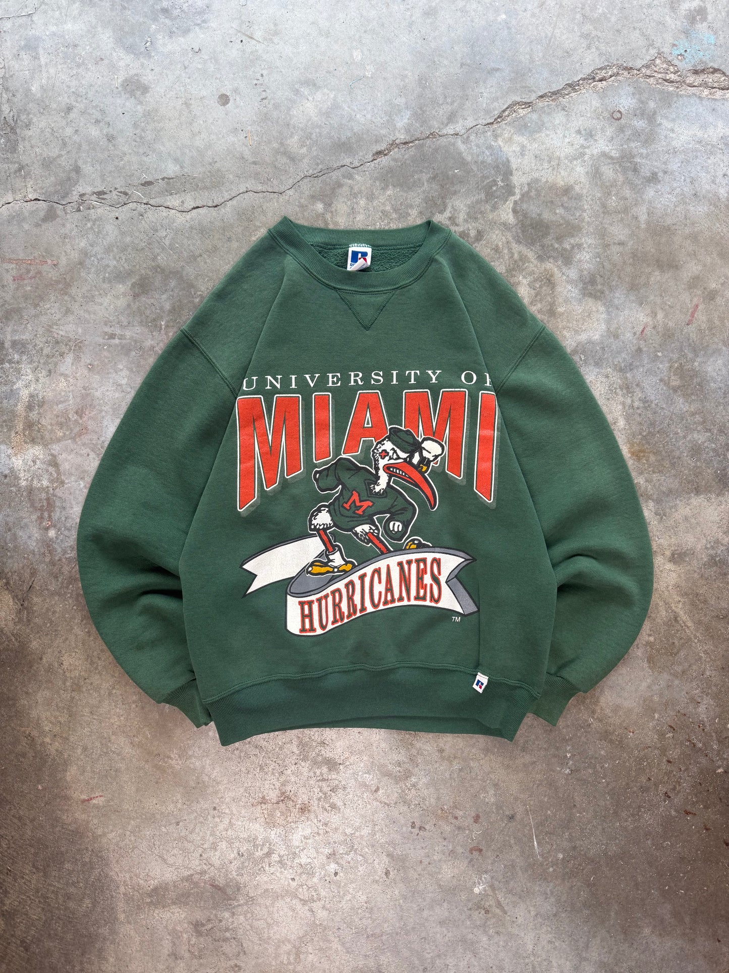 (M) Vintage Miami Hurricanes College Sweatshirt