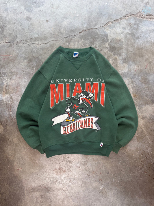 (M) Vintage Miami Hurricanes College Sweatshirt