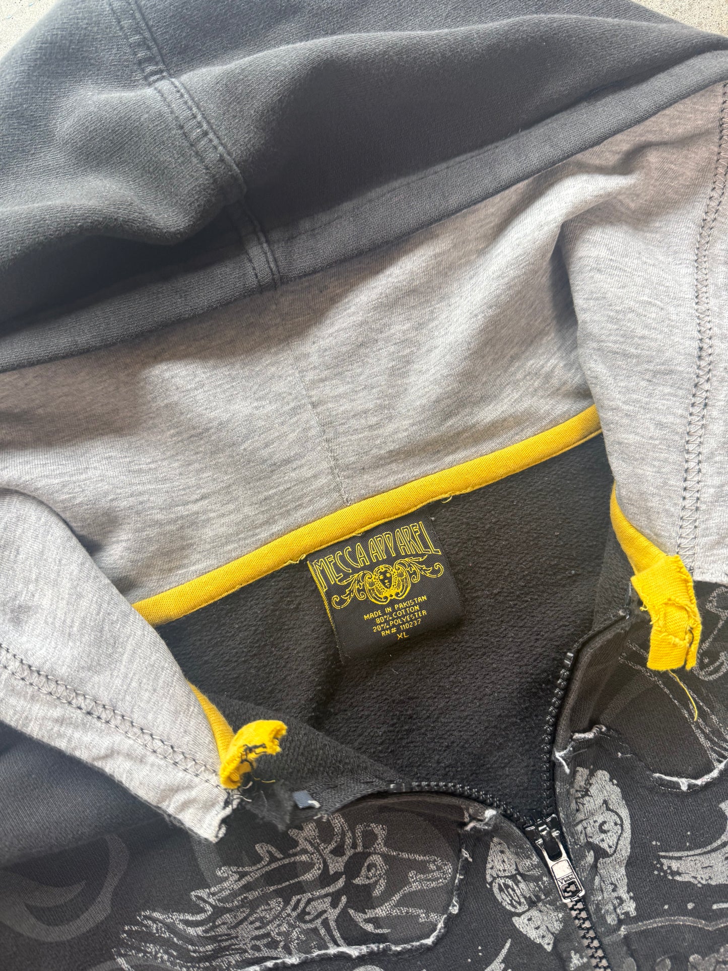 (XL) 00s Y2K Mecca Zip-Up Jacket