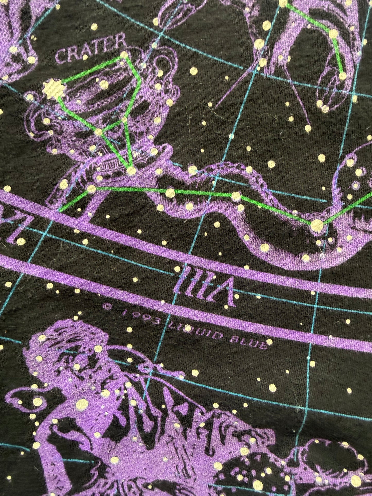 (XXL) Vintage 1993 Liquid Blue Constellation Tee