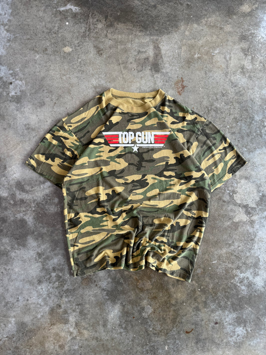 (XL) 00s Top Gun Camo Tee