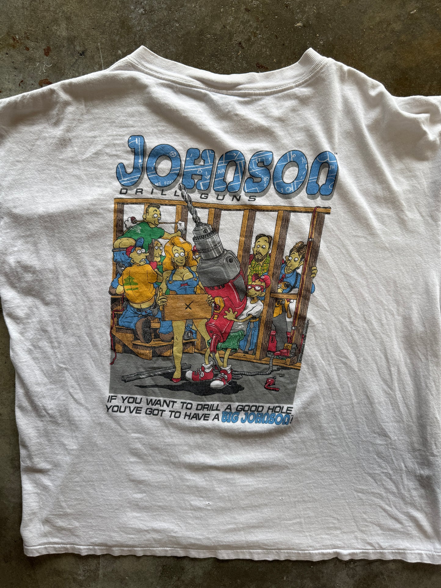 (XL) Vintage Johnson Drill Tee