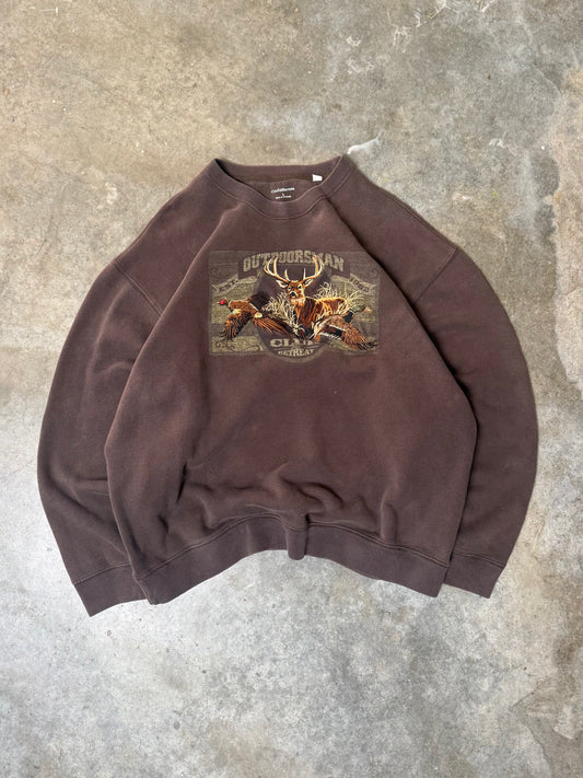 (L) Outdoorsman Deer Sweatshirt