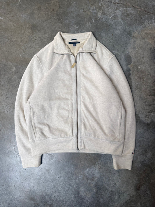 (L) Tommy Hilfiger Fleece Zip-Up Jacket