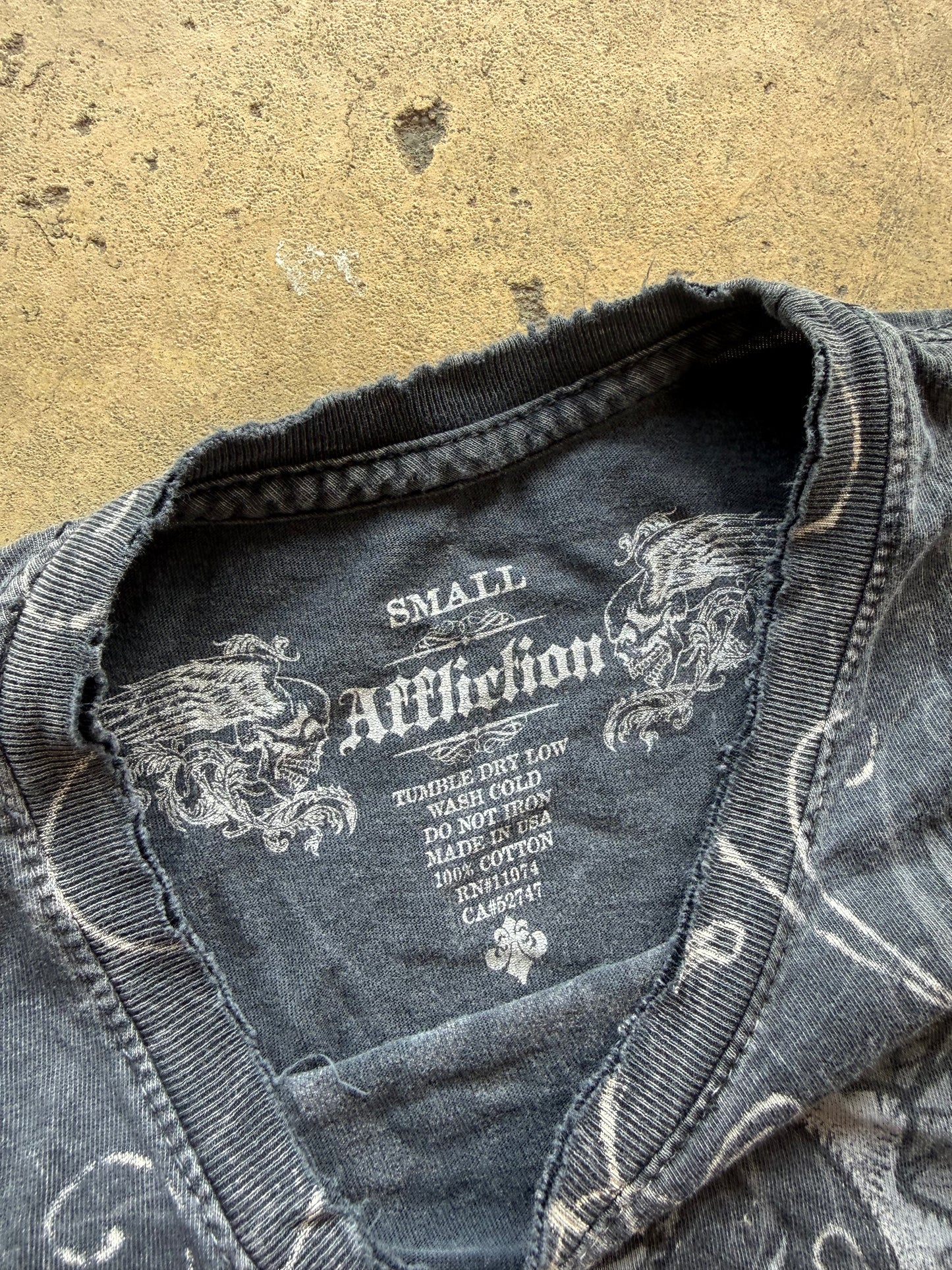 (S) 00s Y2K Affliction AOP Tee