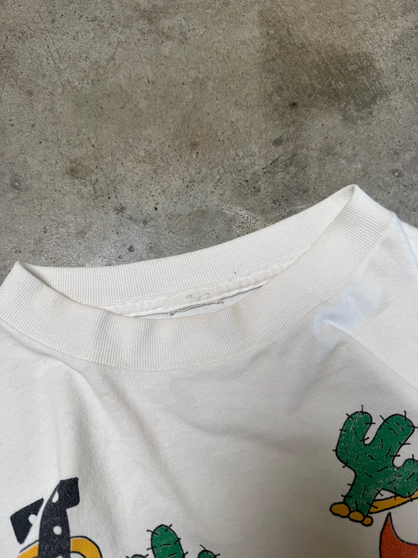 (L) Vintage Flintstones Western AOP Tee