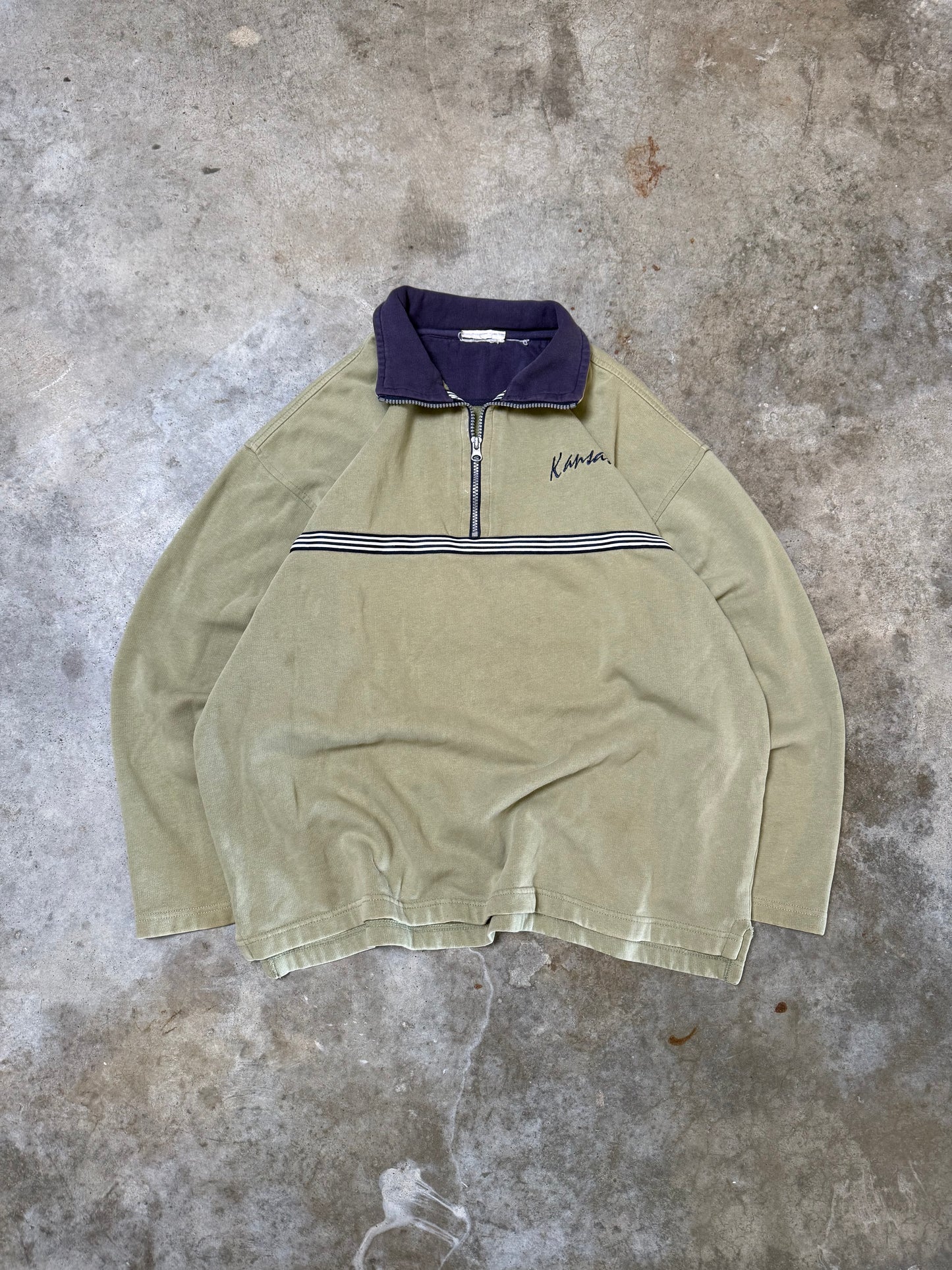 (XL) Vintage Kansas Quarter-Zip