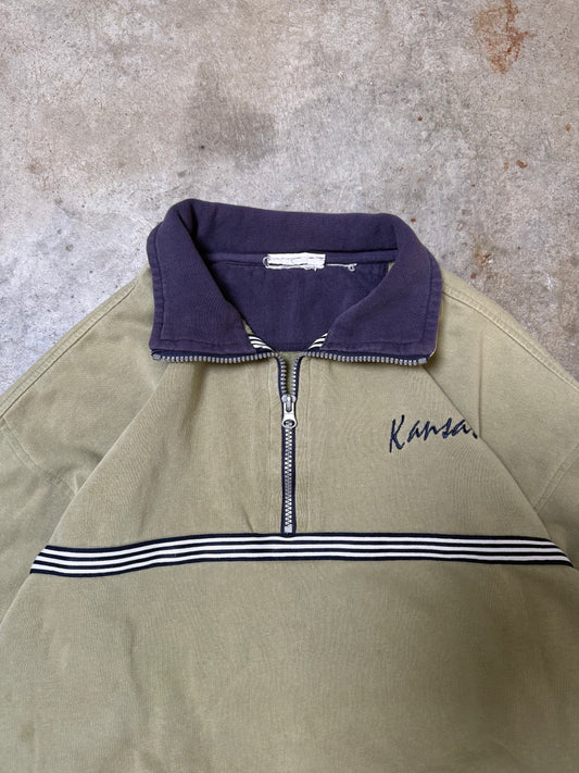 (XL) Vintage Kansas Quarter-Zip
