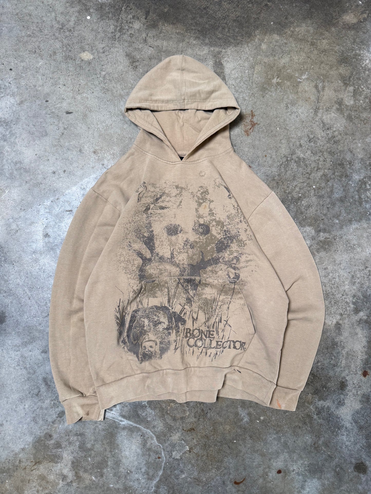 (L) Vintage Hunting Dog Hoodie