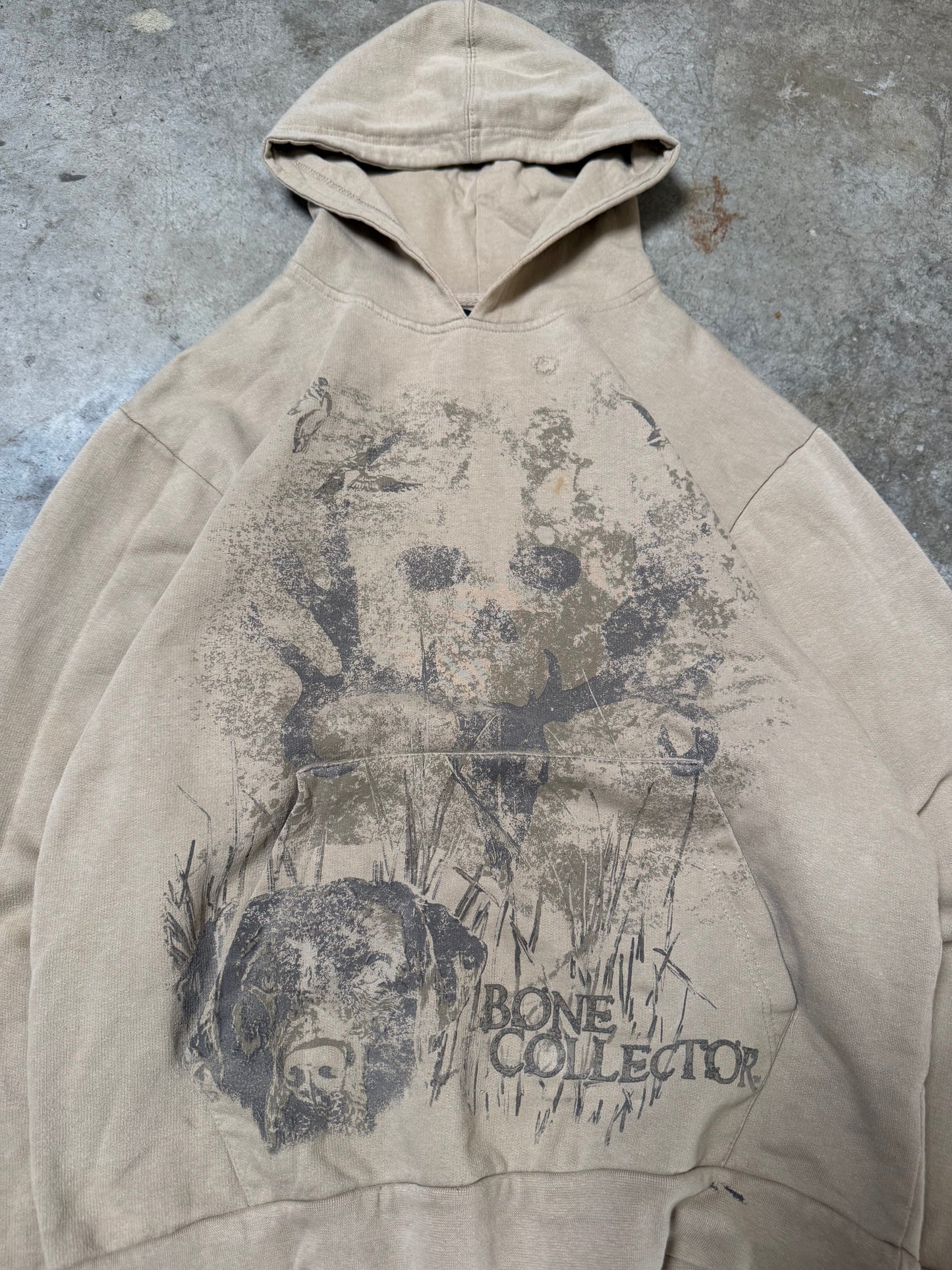 (L) Vintage Hunting Dog Hoodie
