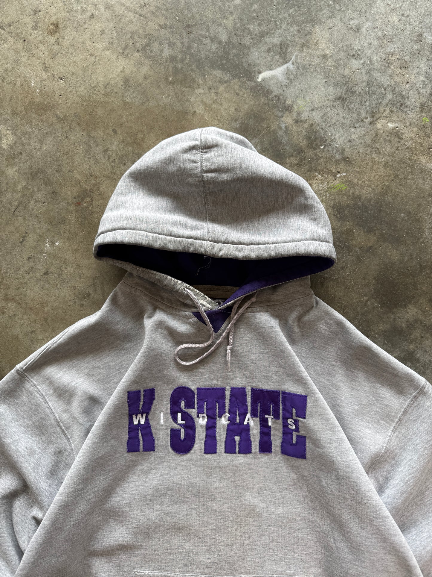(L) Vintage K-State Hoodie
