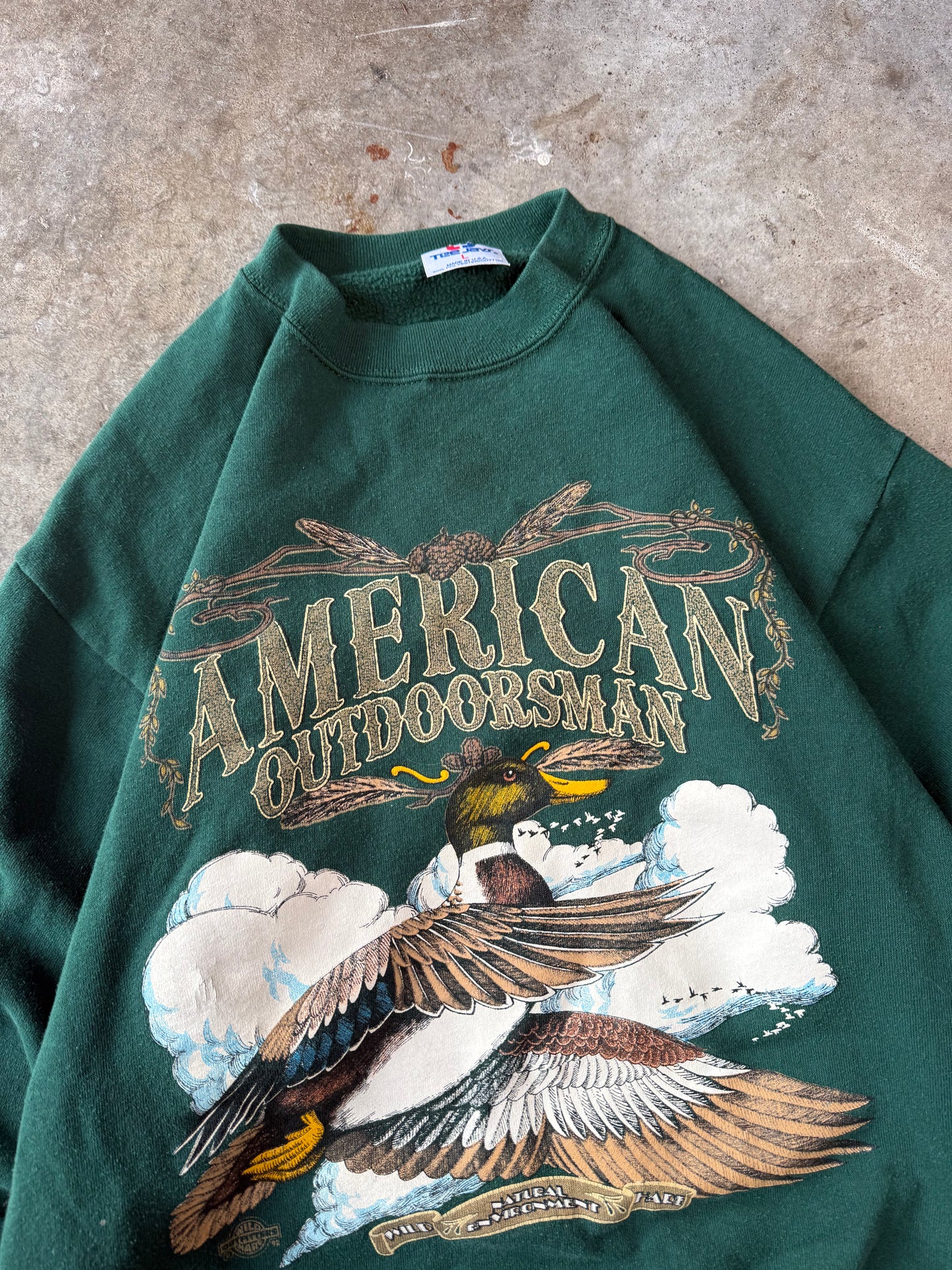 (L) Vintage Duck Nature Sweatshirt
