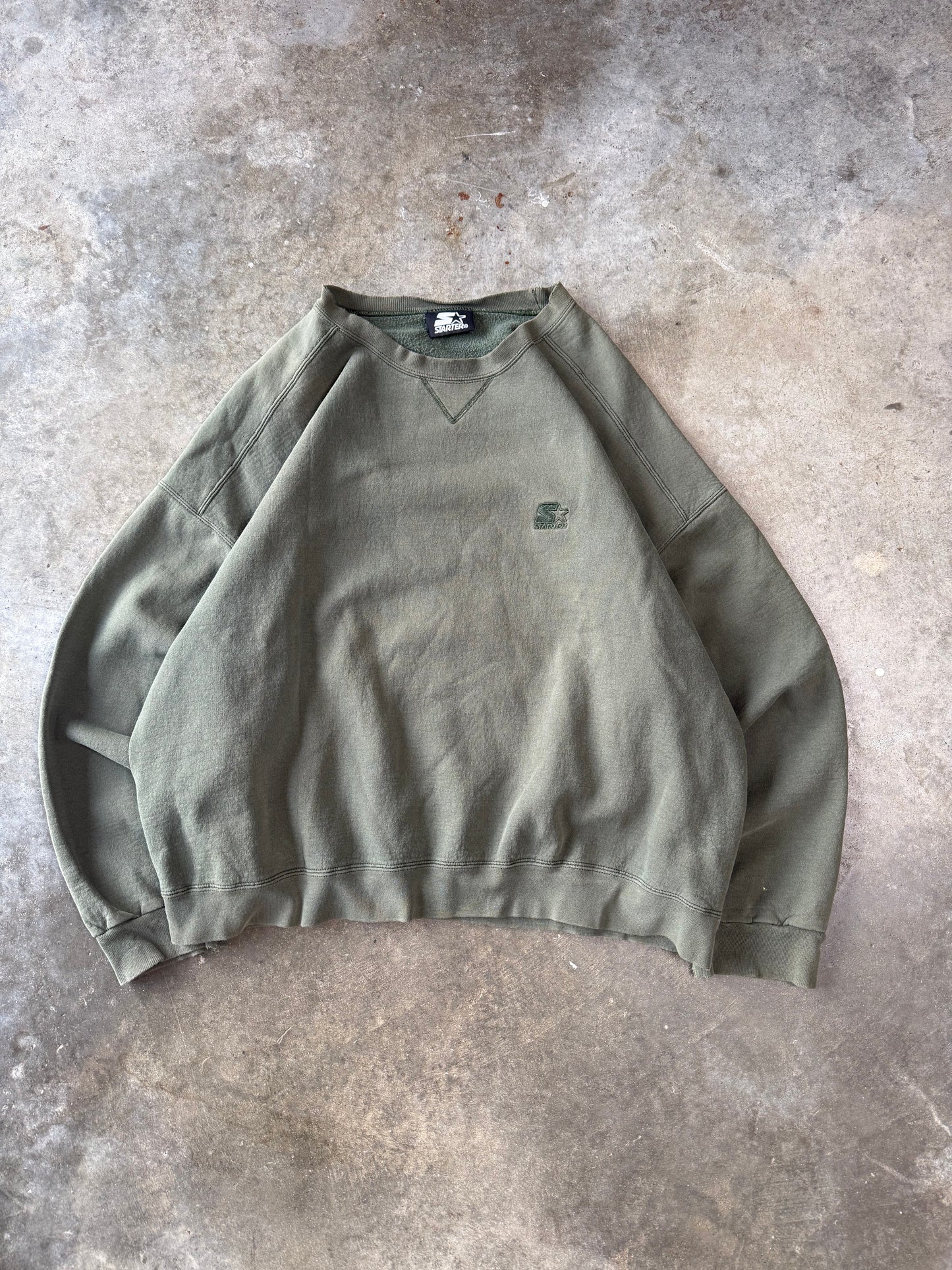 (XL) Vintage Faded Starter Sweatshirt