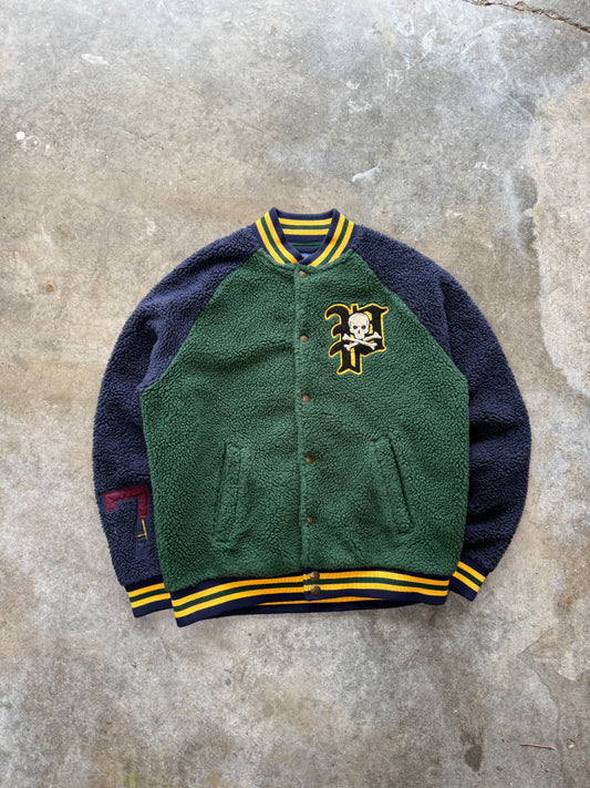 (M) 00s Polo Fleece Varsity Jacket