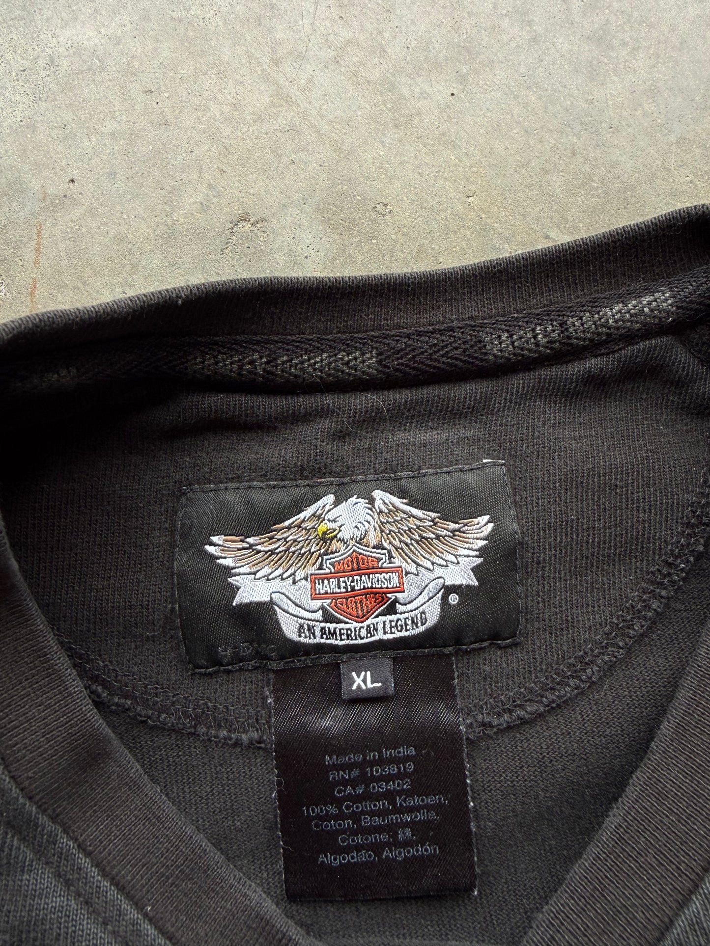 (XL) Vintage Harley Davidson Heavy Longsleeve
