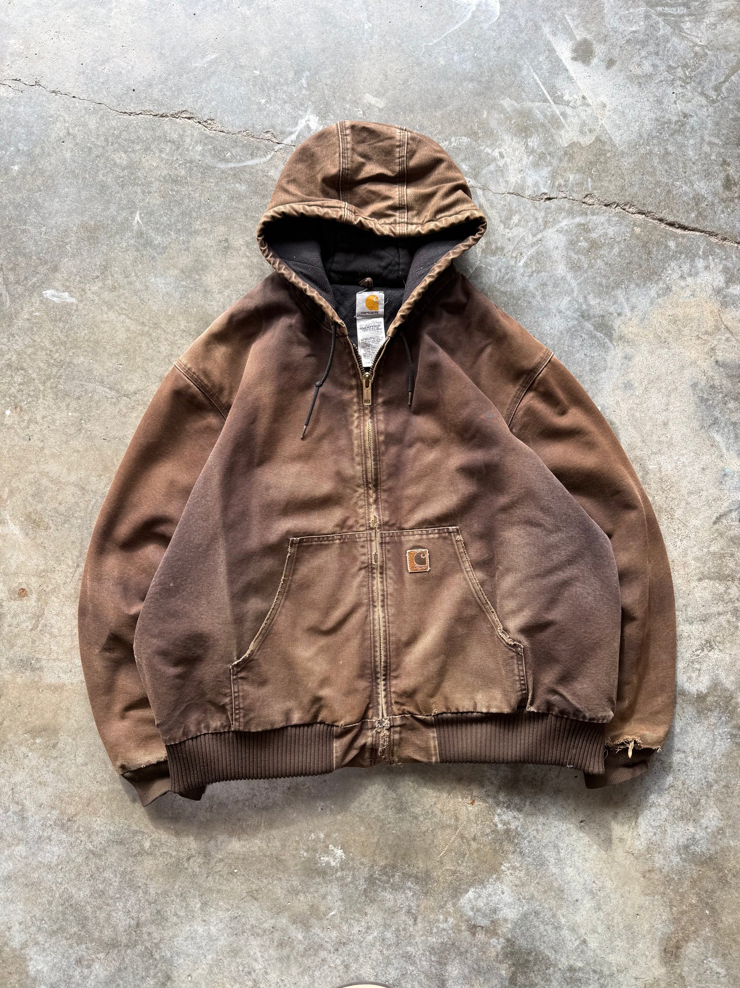 (XXL) Vintage Carhartt Hooded Jacket