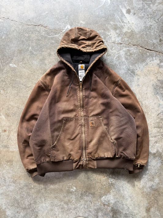 (XXL) Vintage Carhartt Hooded Jacket