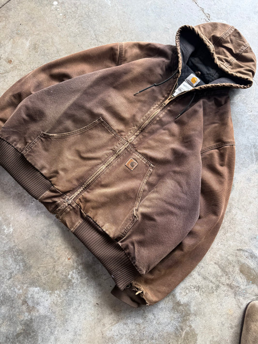 (XXL) Vintage Carhartt Hooded Jacket