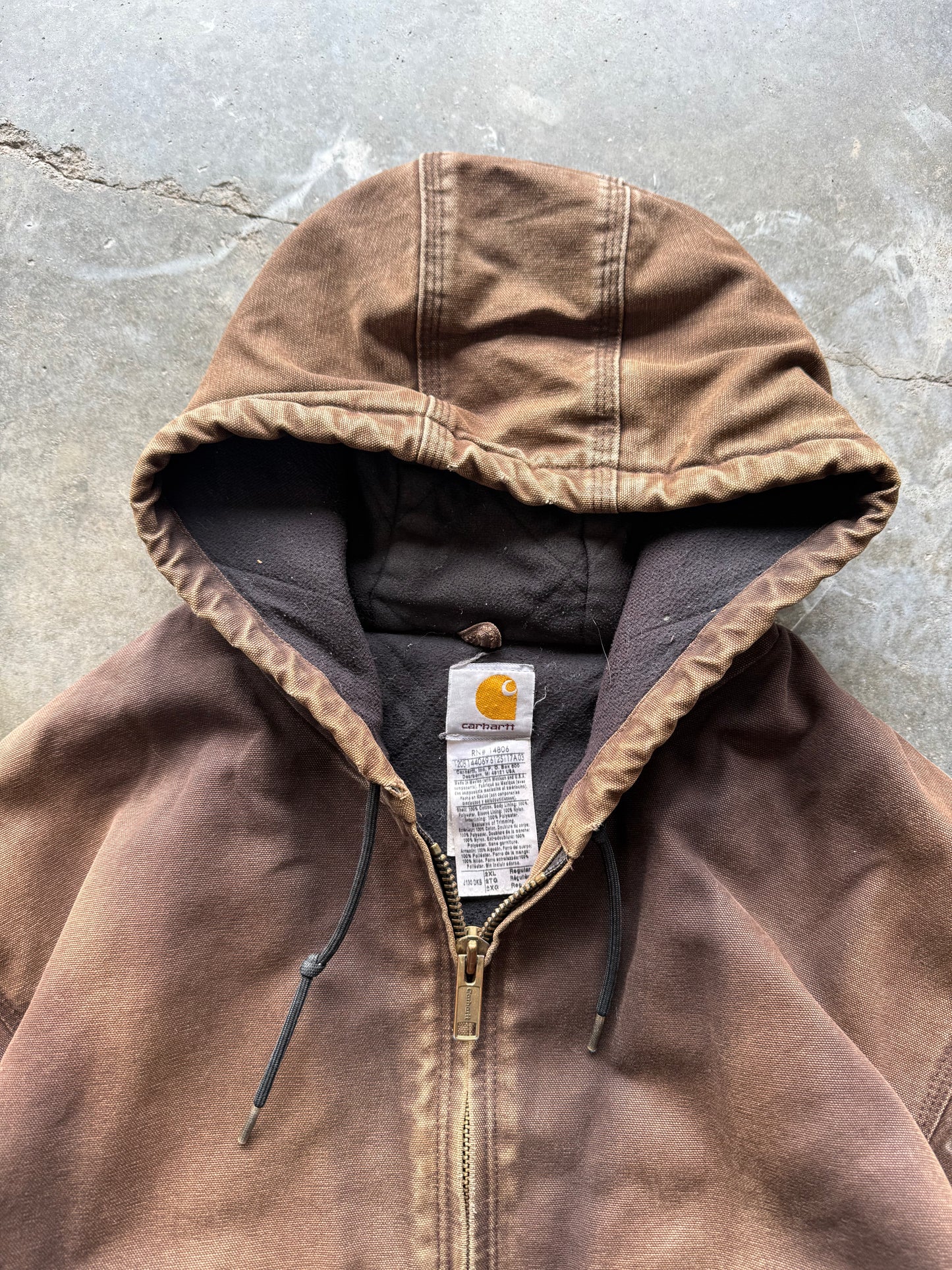 (XXL) Vintage Carhartt Hooded Jacket
